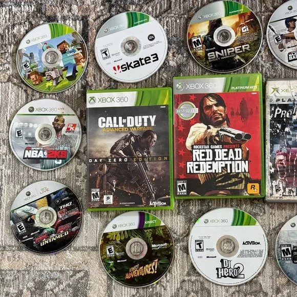 16 X box Video Game Collection with controller - Picture 2 of 5